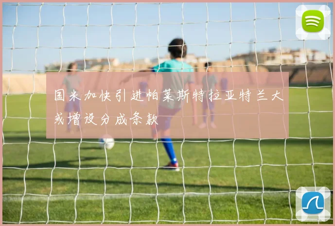 国米加快引进帕莱斯特拉亚特兰大或增设分成条款